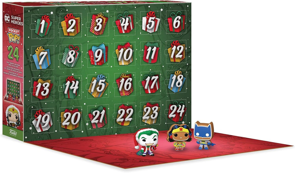 Calendrier de l'Avent Funko Pocket Pop! DC Super Heroes 2023