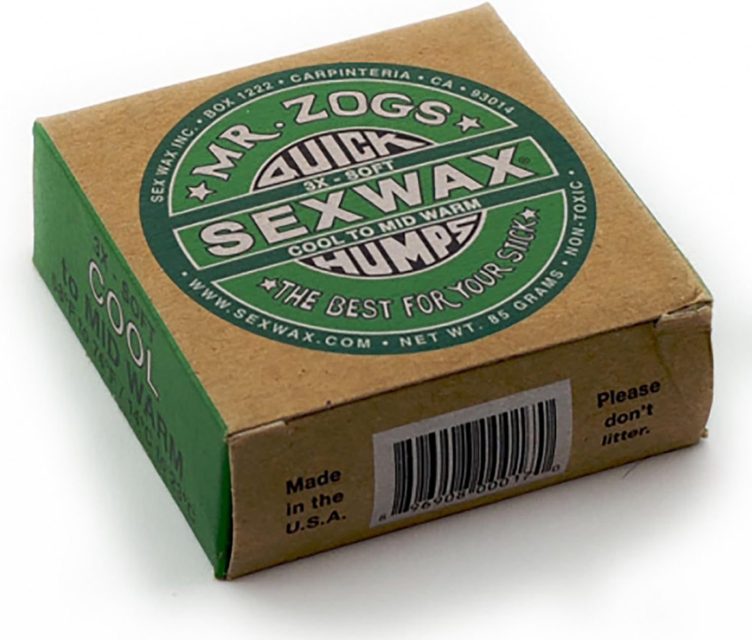 Pain de wax surf Sex Wax Mr. Zog's