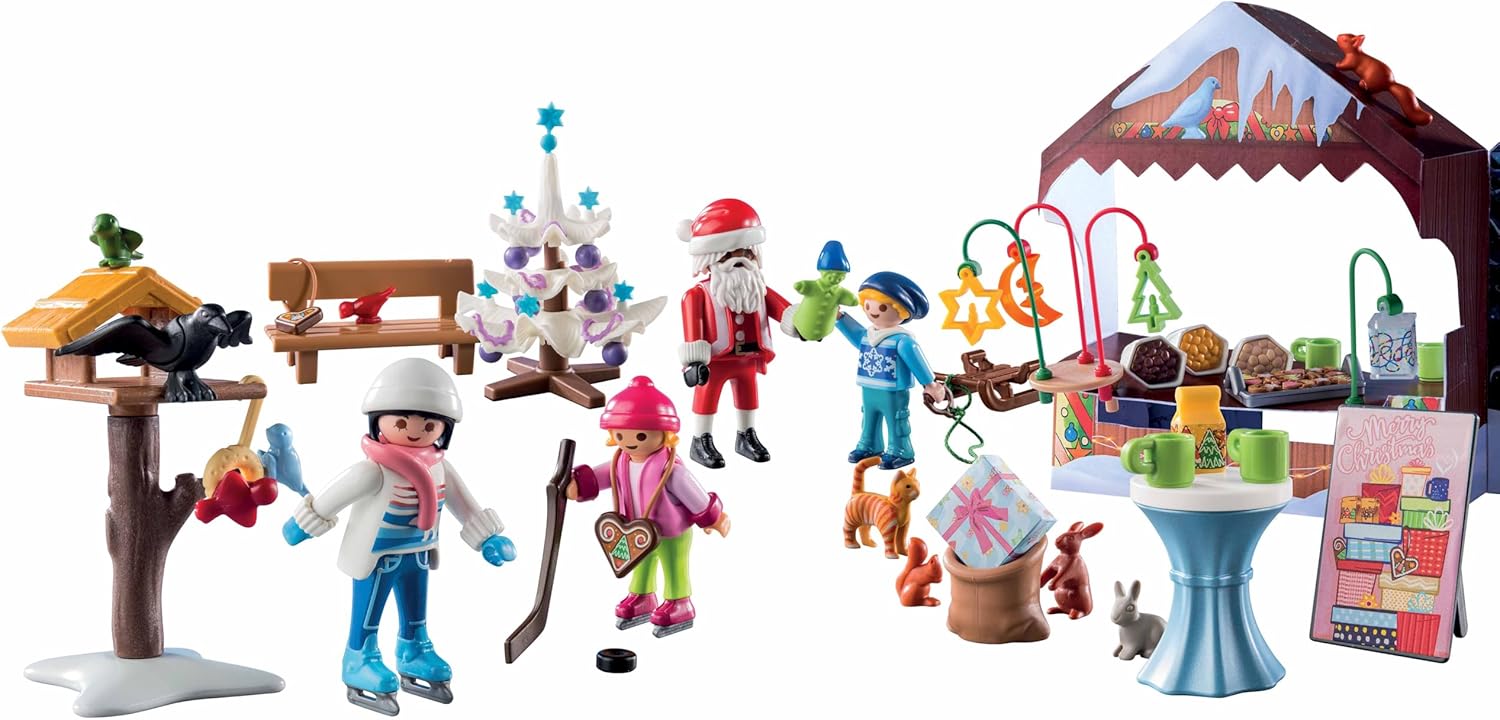Calendrier de l’Avent Playmobil Marché de Noël