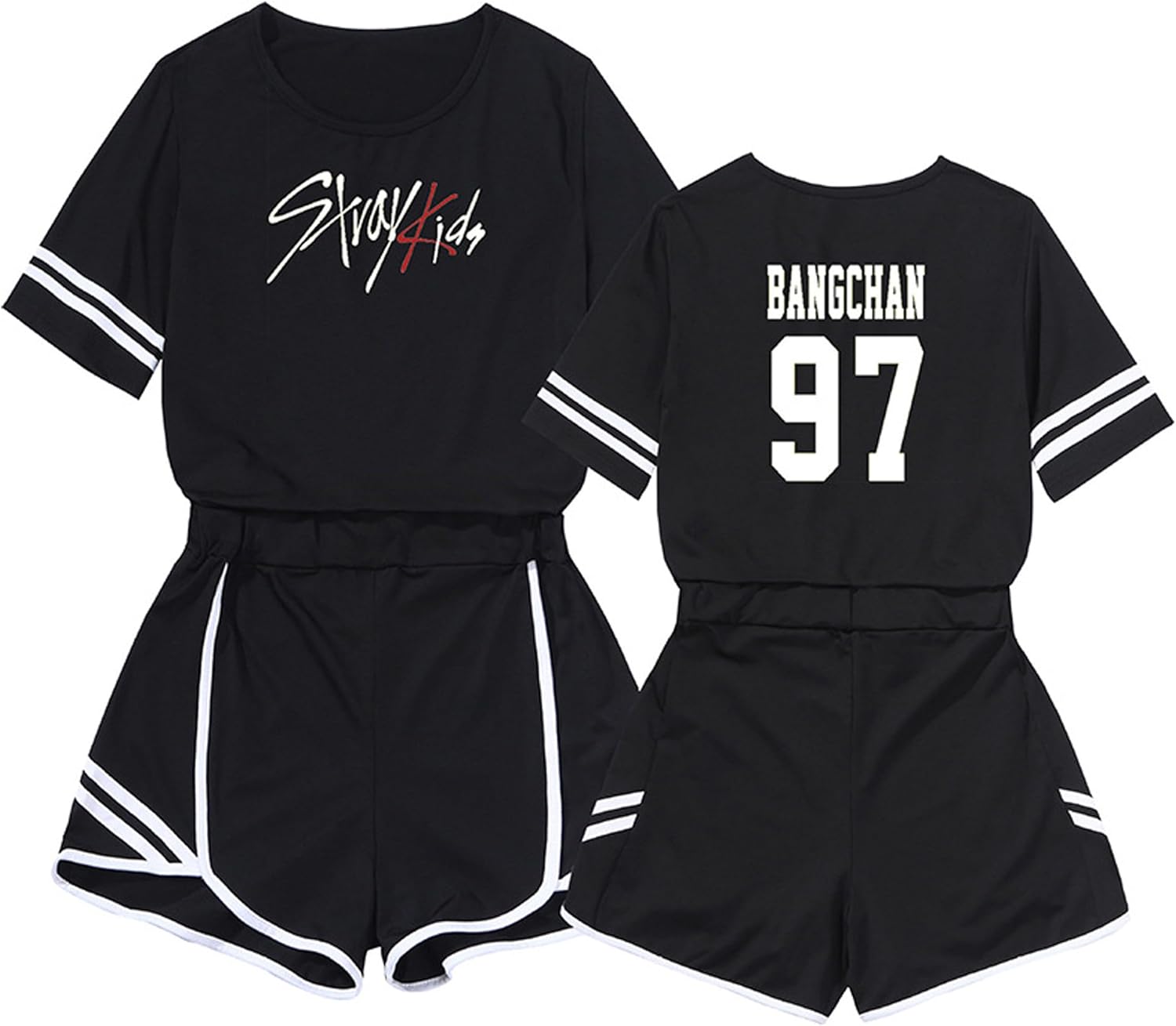 Ensemble T-shirt + short Stray Kids v2 (Satdflie)