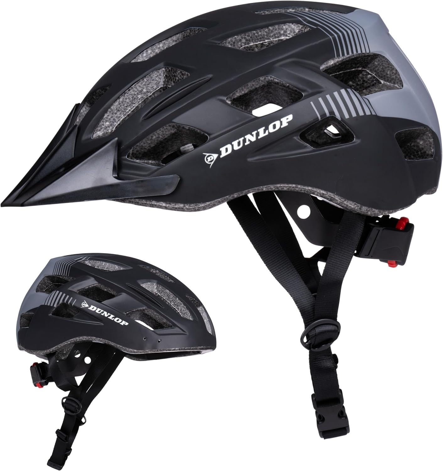 Casque vélo Dunlop avec lumière LED