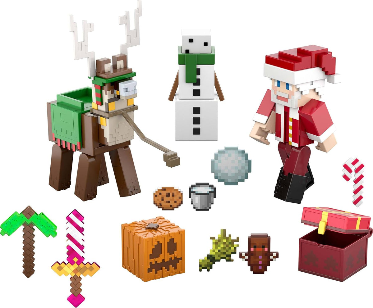 Calendrier de l'Avent Minecraft Mattel – détail