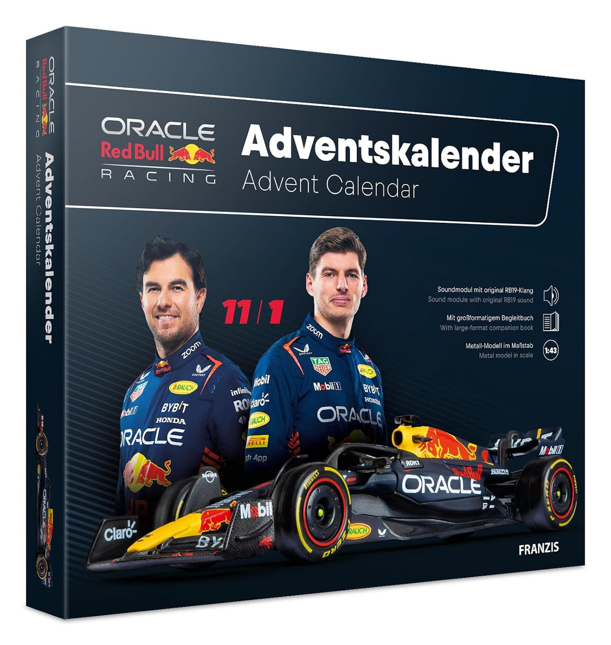Calendrier de l'Avent Franzis Oracle Red Bull Racing RB19 1:43