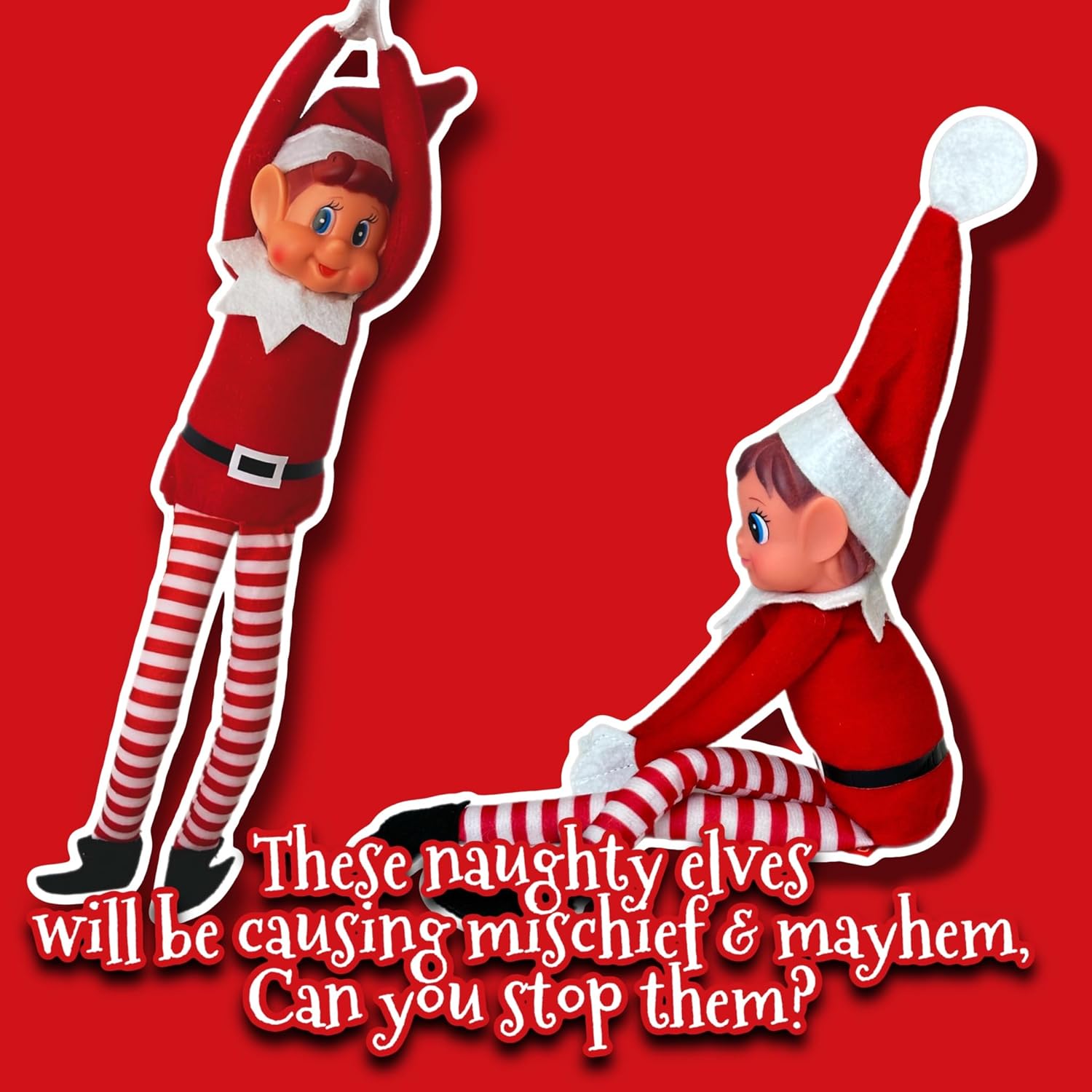 Lutins farceurs Elfie & Elvie : le duo indispensable pour démarrer la tradition