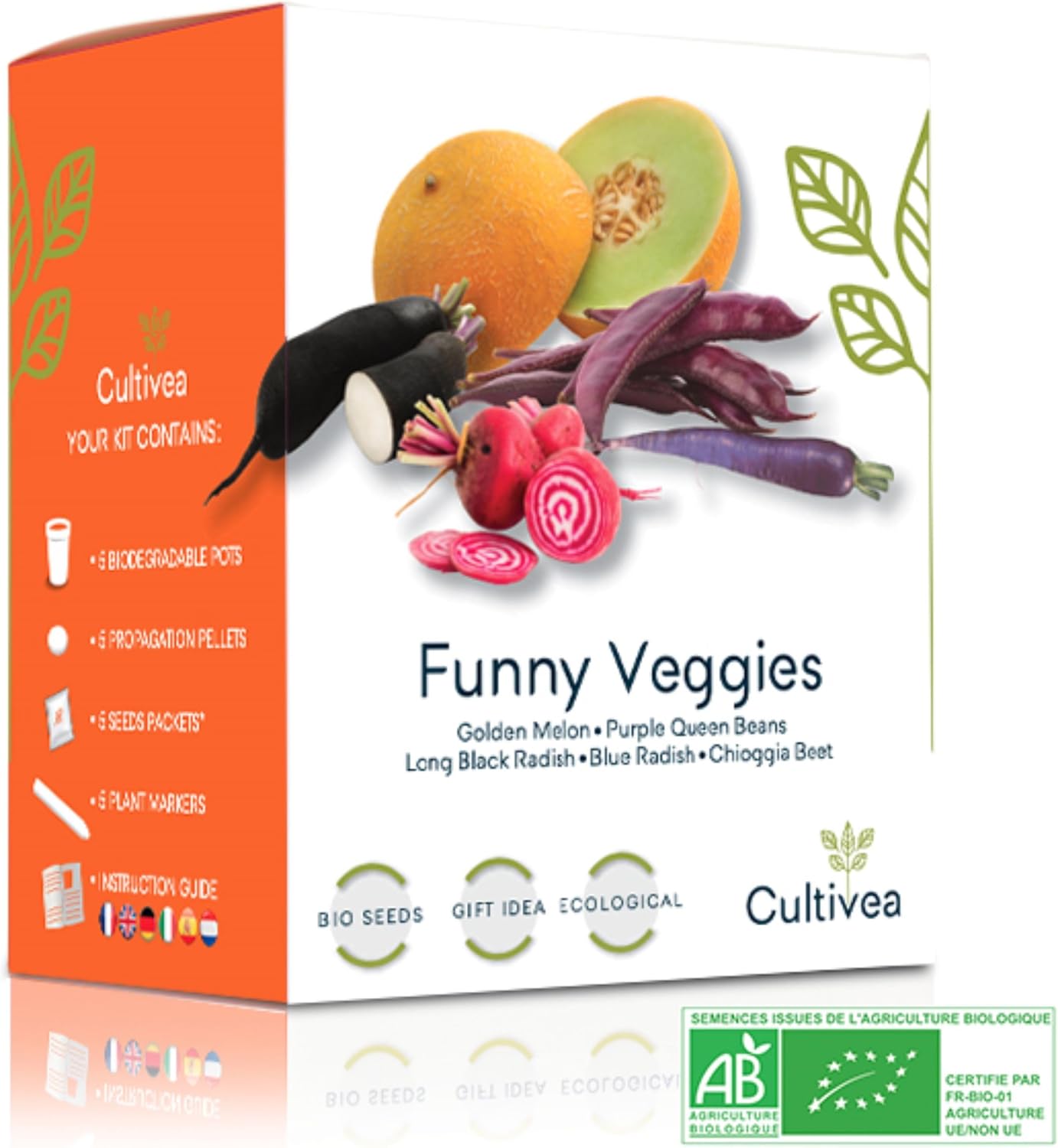 Kit de graines de légumes insolites bio CULTIVEA