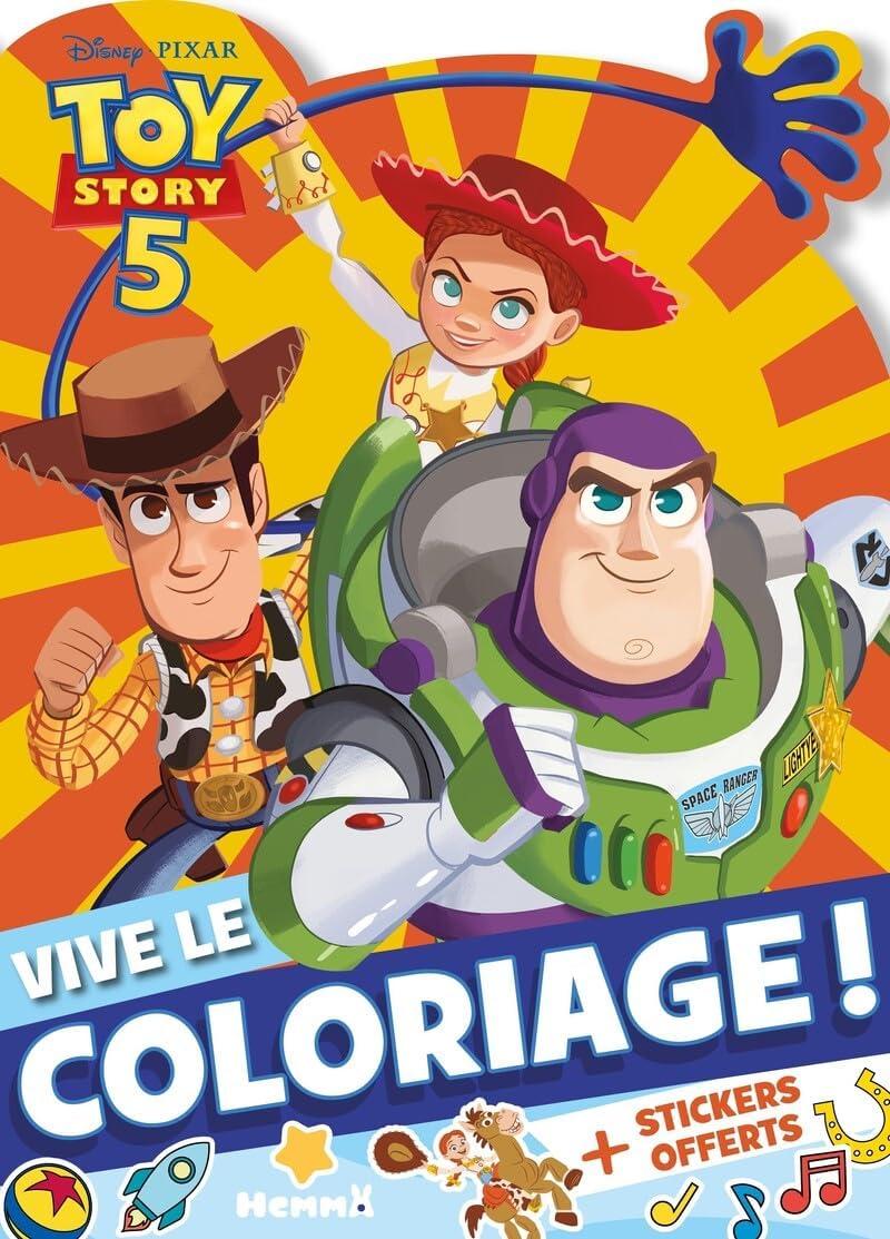Toy Story 5 — Vive le coloriage ! (livre + stickers)