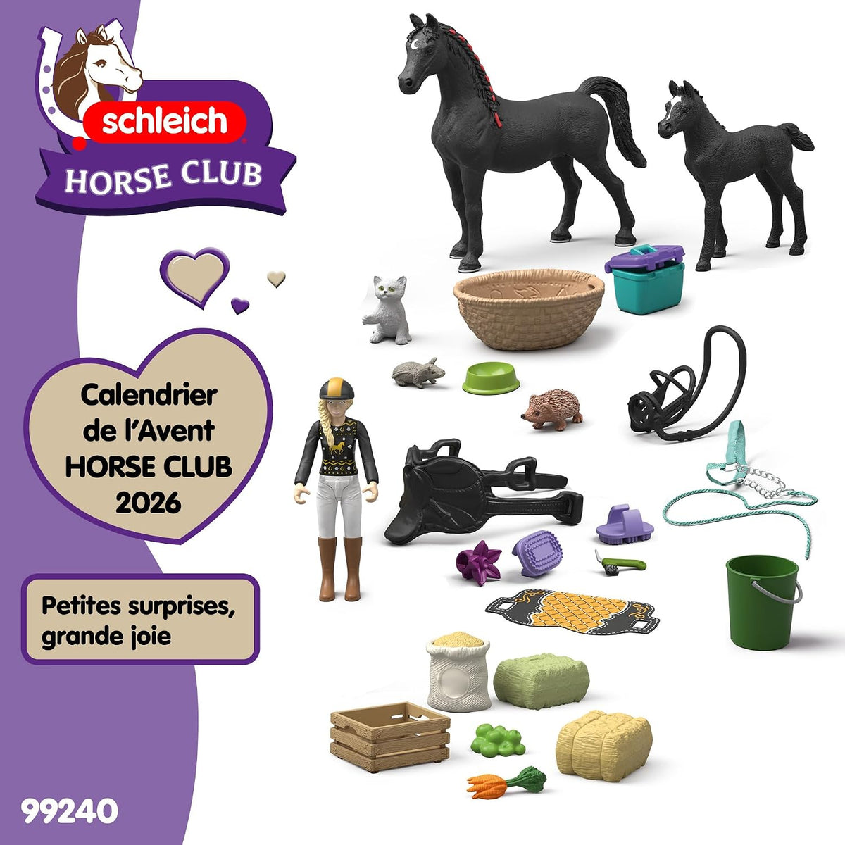 Calendrier de l'Avent schleich Horse Club 2026 Balade à cheval