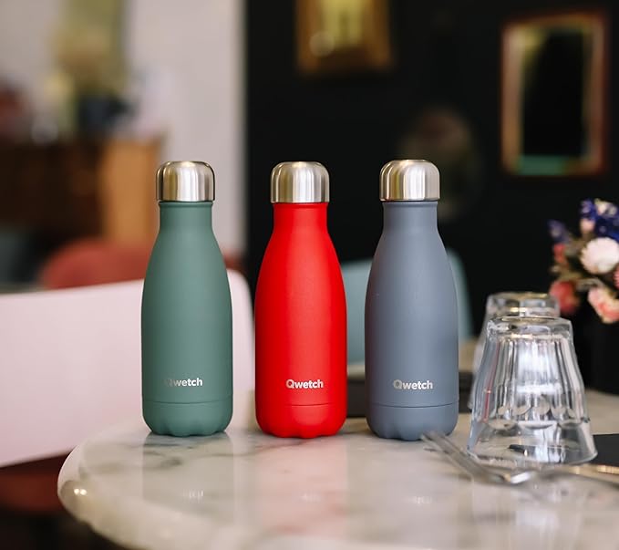 Gourde Qwetch - La bouteille isotherme stylée, durable et zéro déchet