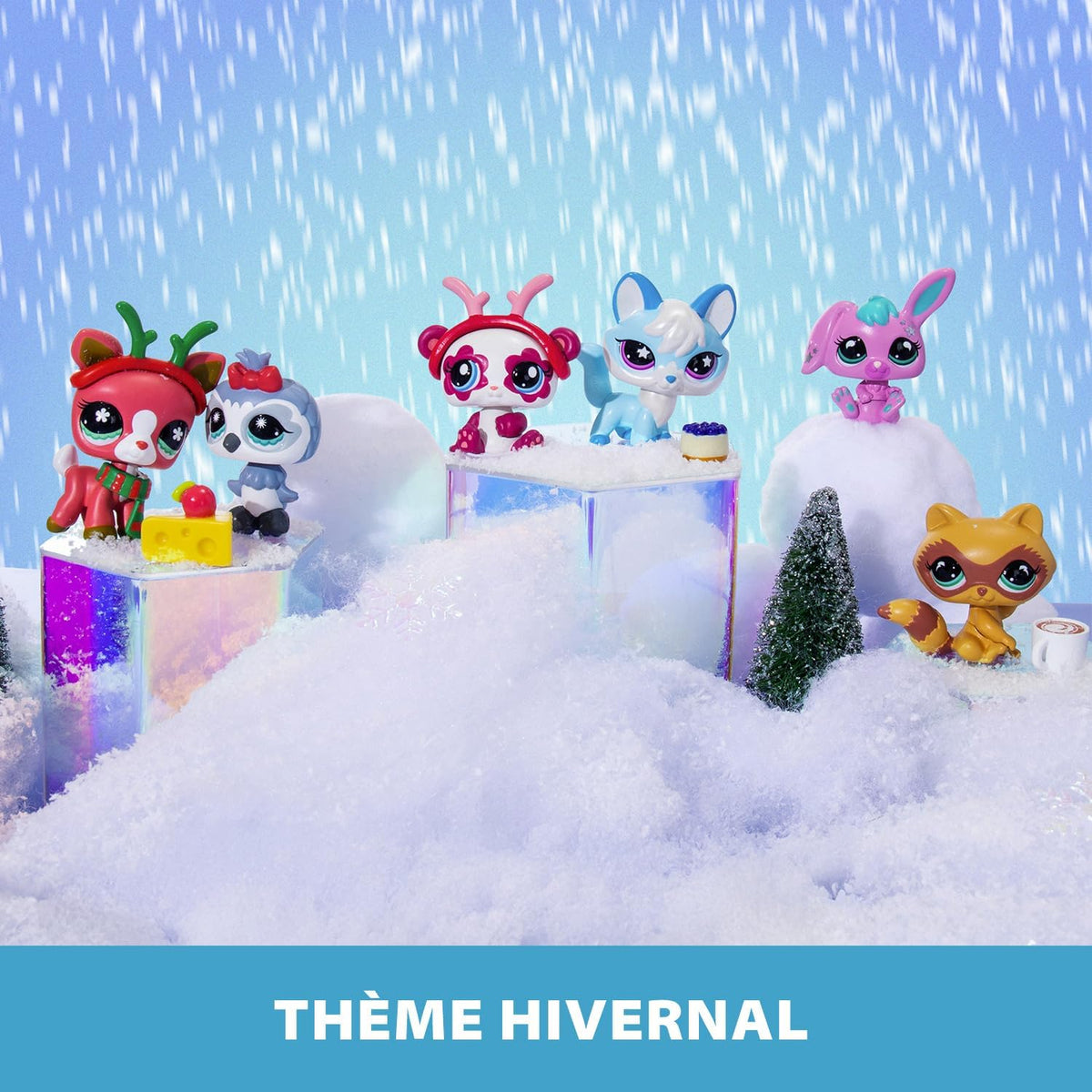 Calendrier de l'Avent Littlest Pet Shop – décor d'hiver