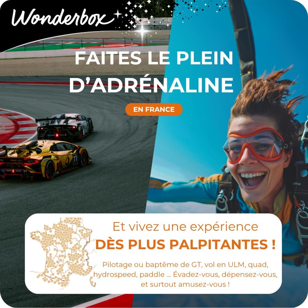 Coffret cadeau Passion Pilotage pour fans de belles voitures - Wonderbox
