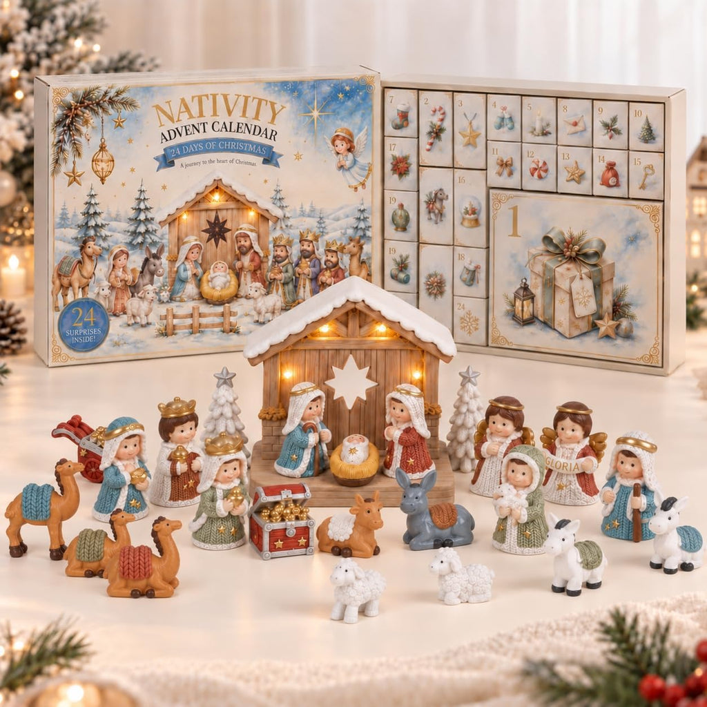 Calendrier de l'Avent Decostatue Crèche de Noël 2026