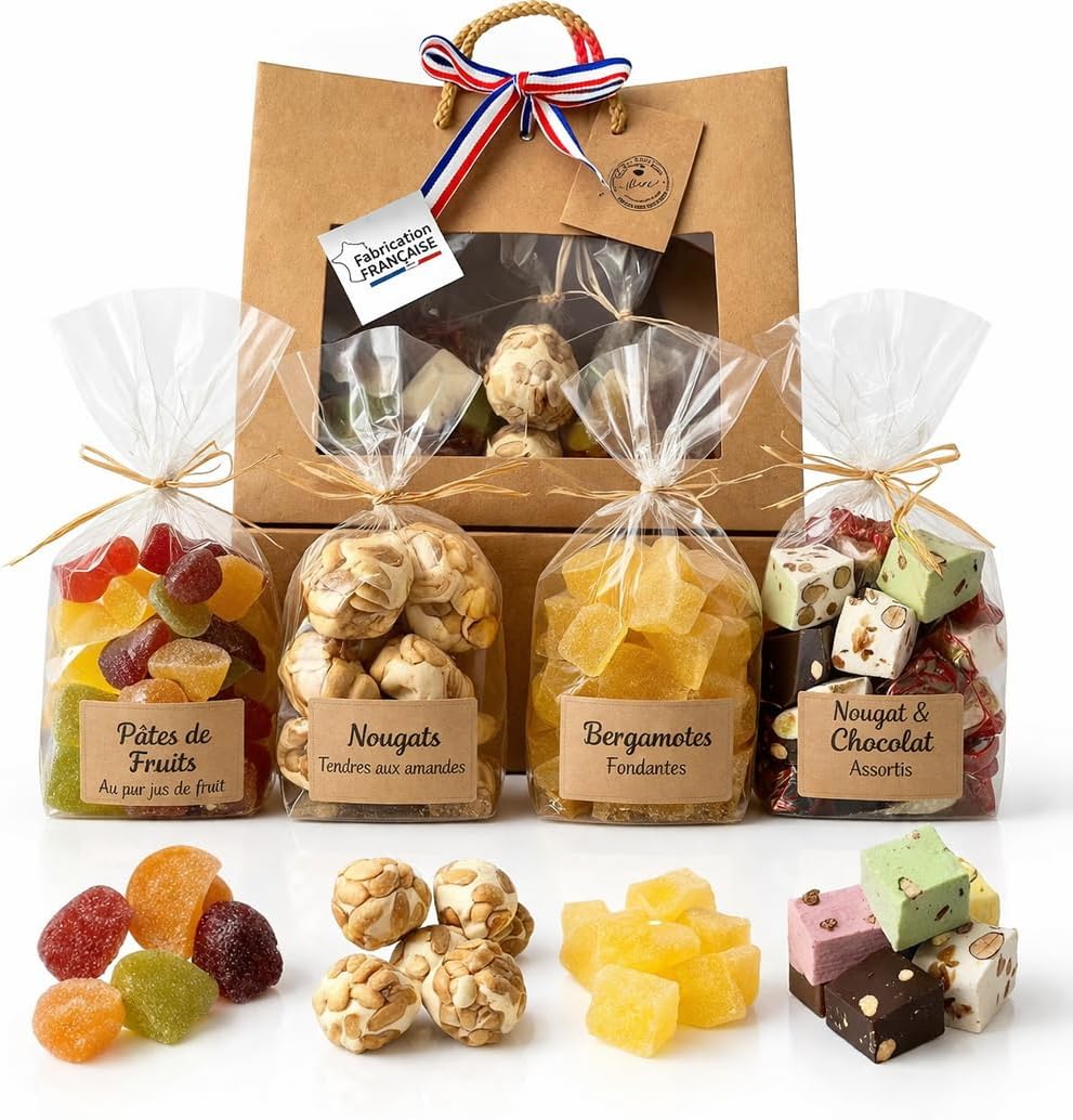 Panier de bonbons & nougats