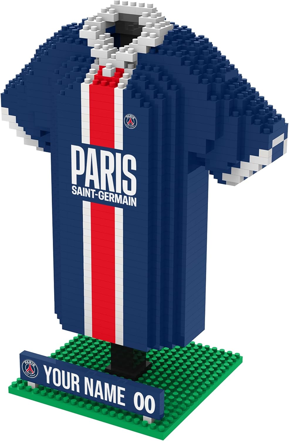Maillot de football PSG à construire pour les fans de LEGO et du PSG Paris Saint-Germain