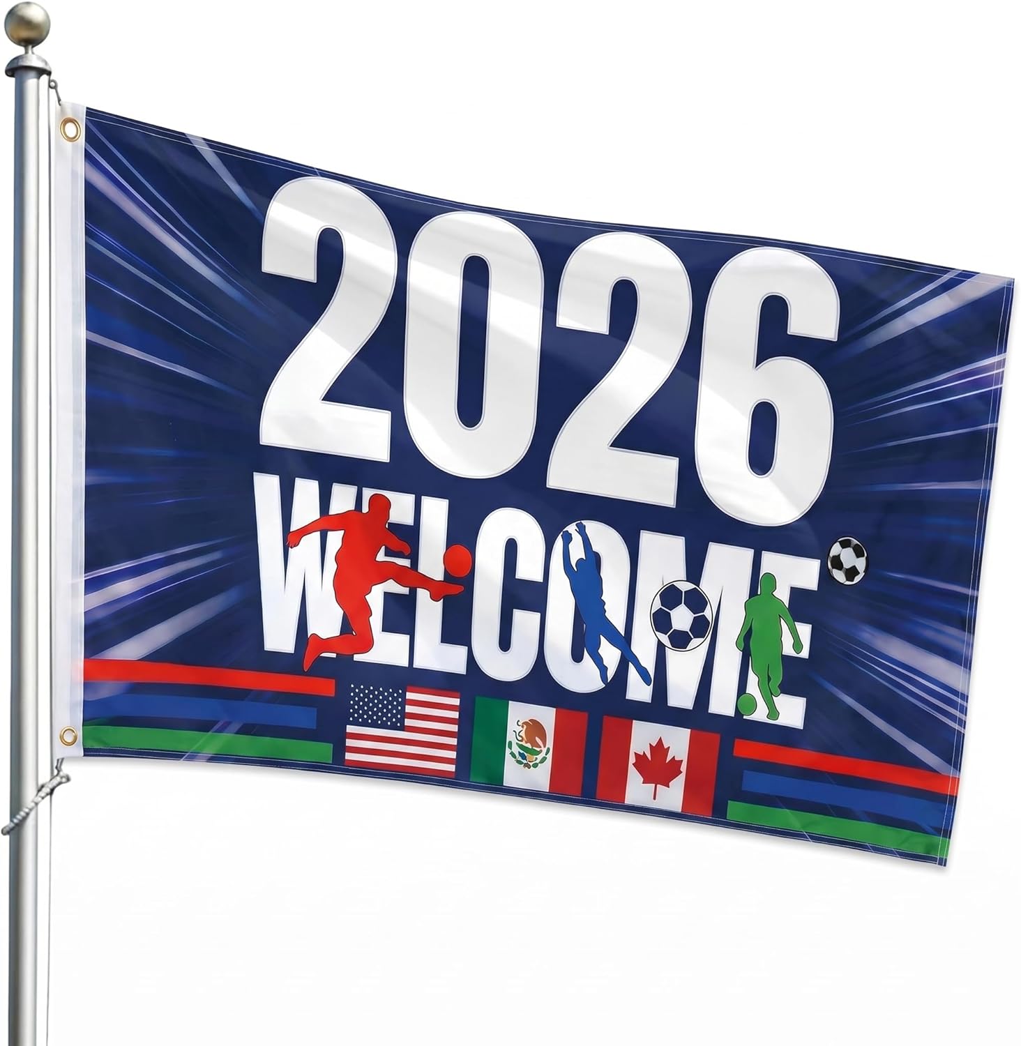 Drapeau Coupe du Monde 2026 nations 150x90