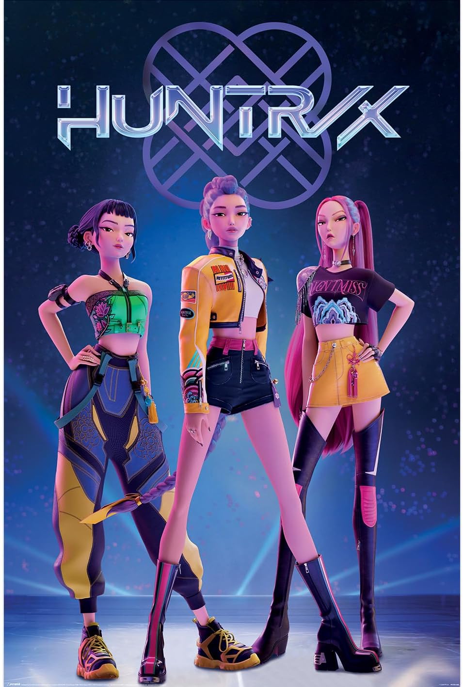 Poster KPop Demon Hunters (Pyramid)