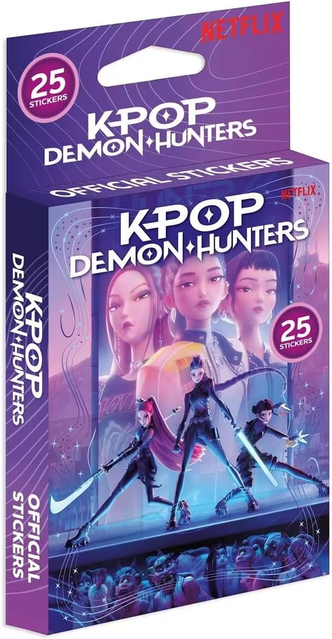 Lot de stickers KPop Demon Hunters (5 paquets)