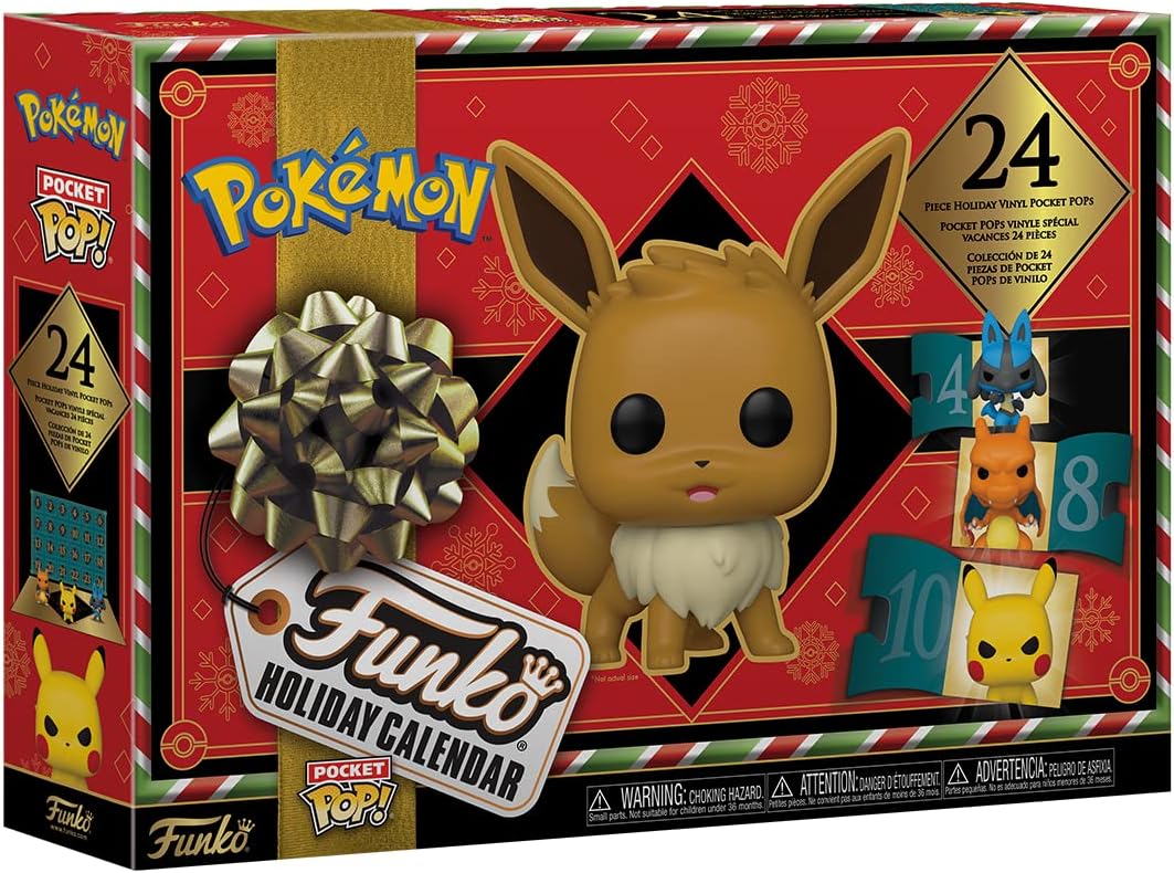 Calendrier de l'Avent Pokémon Funko Pop 2023 - boîte 24 Pocket Pop