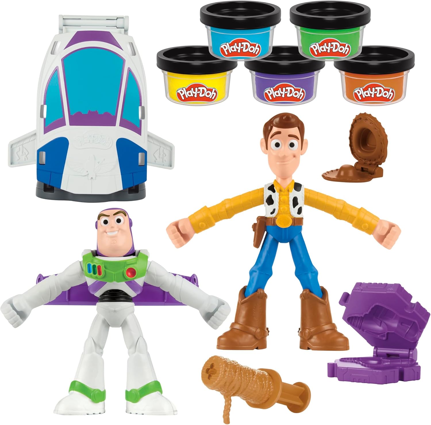 Play-Doh Toy Story Créations spatiales — coffret de pâte à modeler