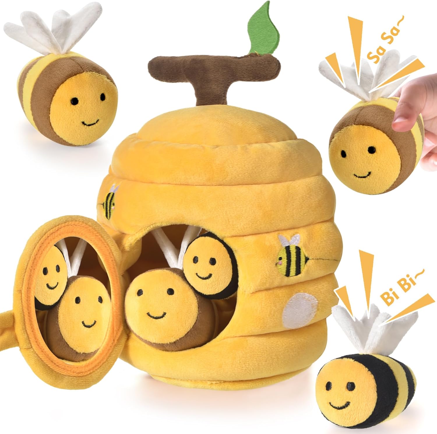 Cube d'activités Montessori en bois 6-en-1 bébé
