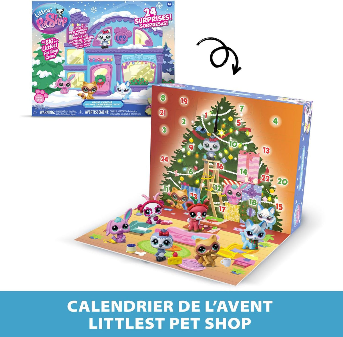 Calendrier de l'Avent Littlest Pet Shop – 24 cases ouvertes