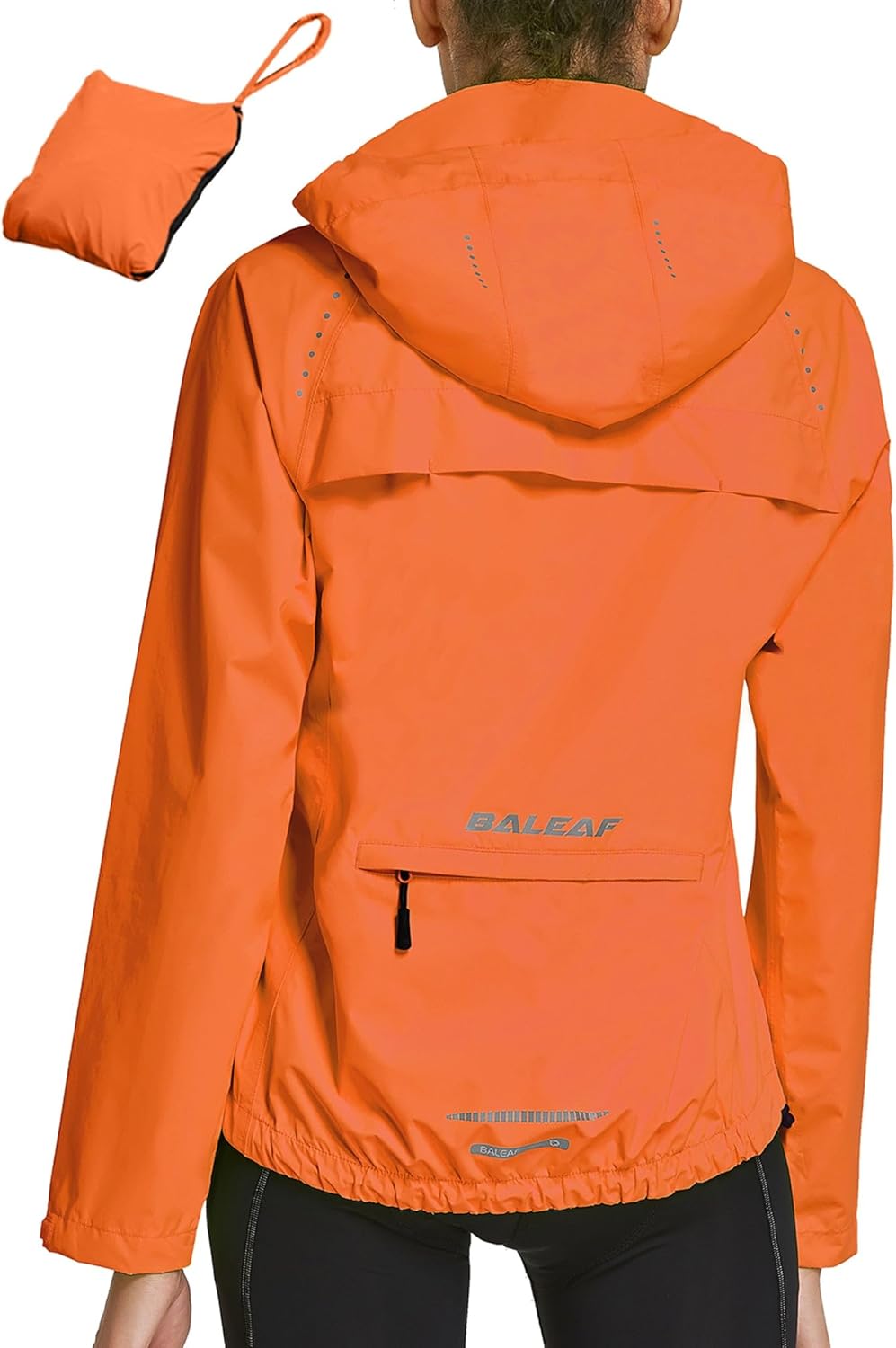 Veste de pluie vélo femme BALEAF, imperméable respirante