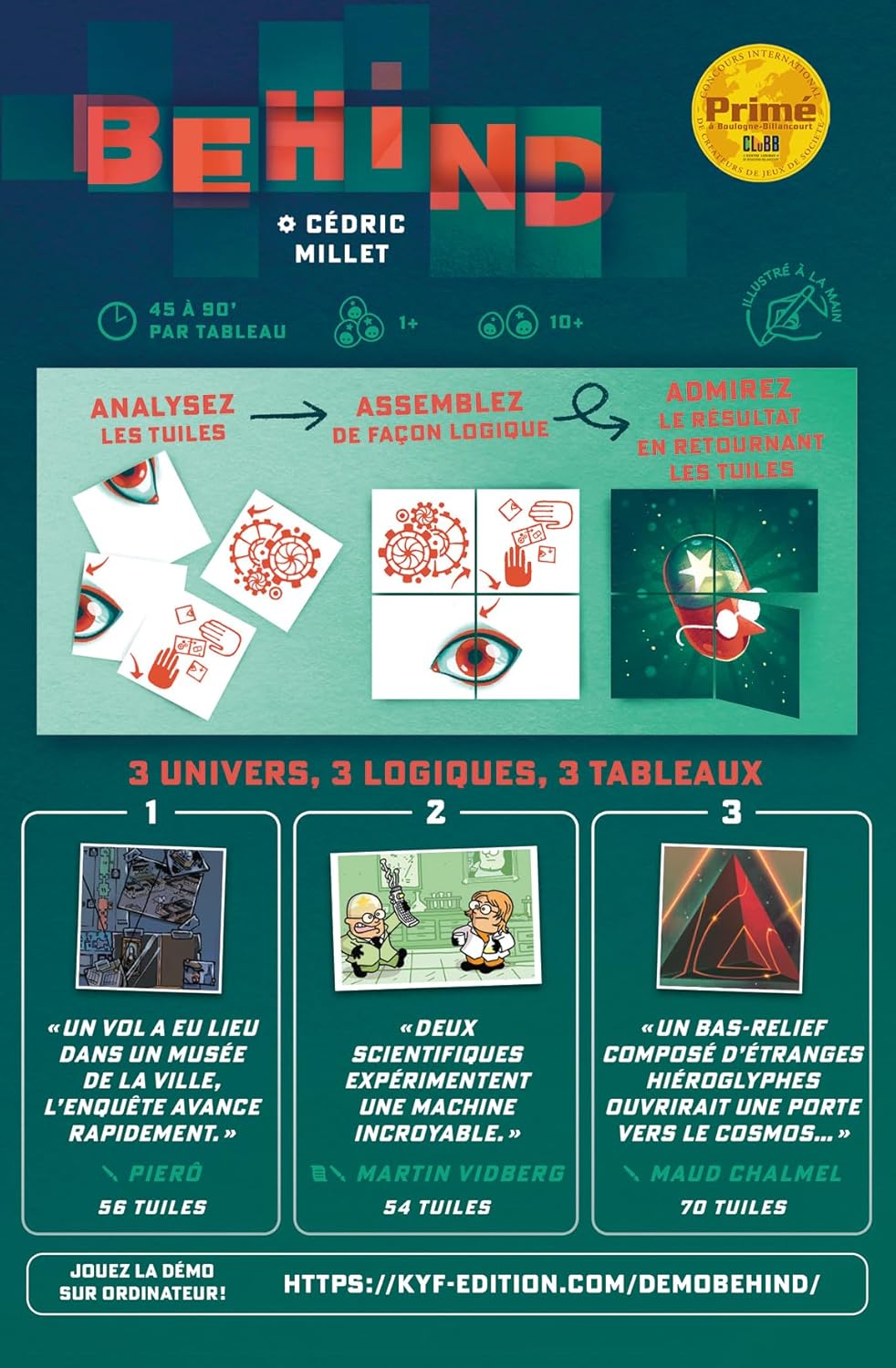 Behind : Le jeu de société coopératif à succès