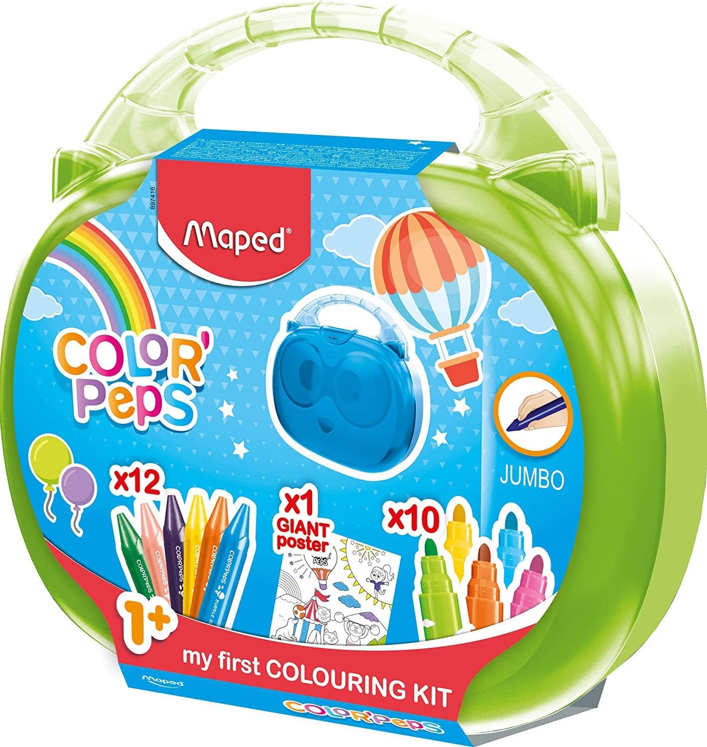 Maped Color'Peps — Mallette de coloriage (dès 1 an)