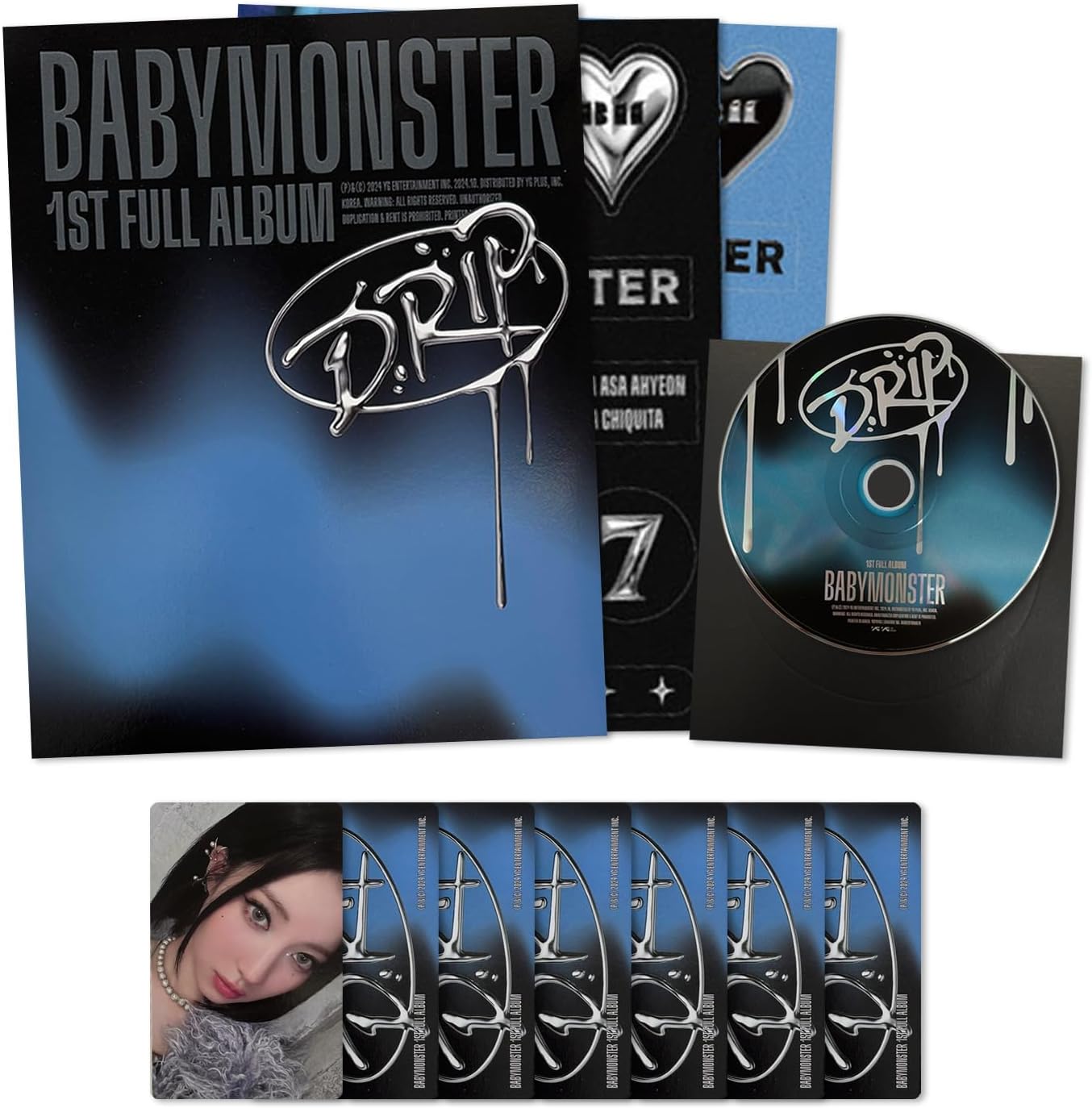 BABYMONSTER — Drip, 1er album (Binder Ver.)