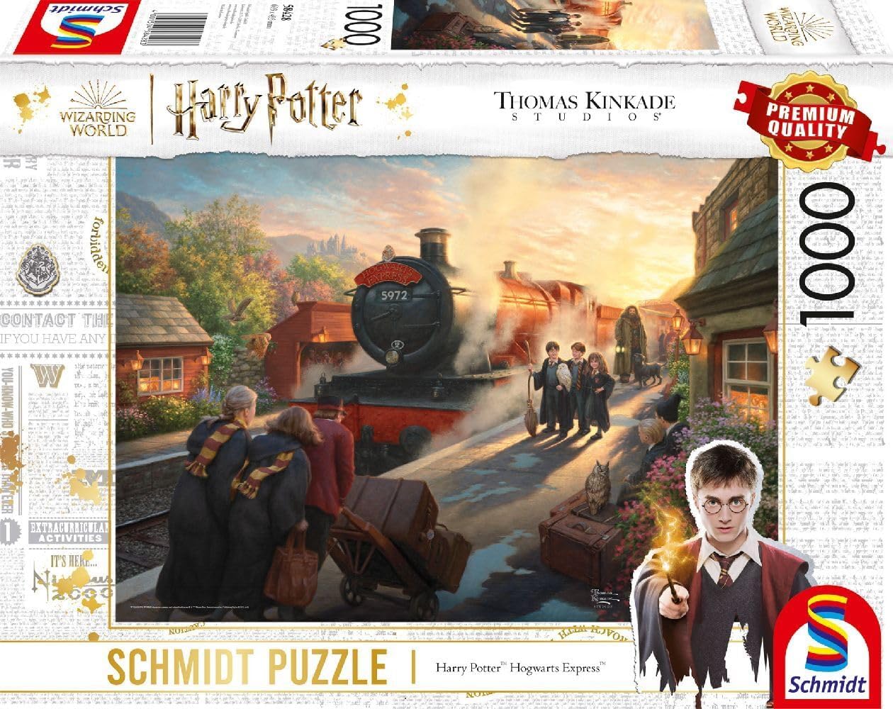 Puzzle Poudlard Express 1000 pièces (Kinkade)