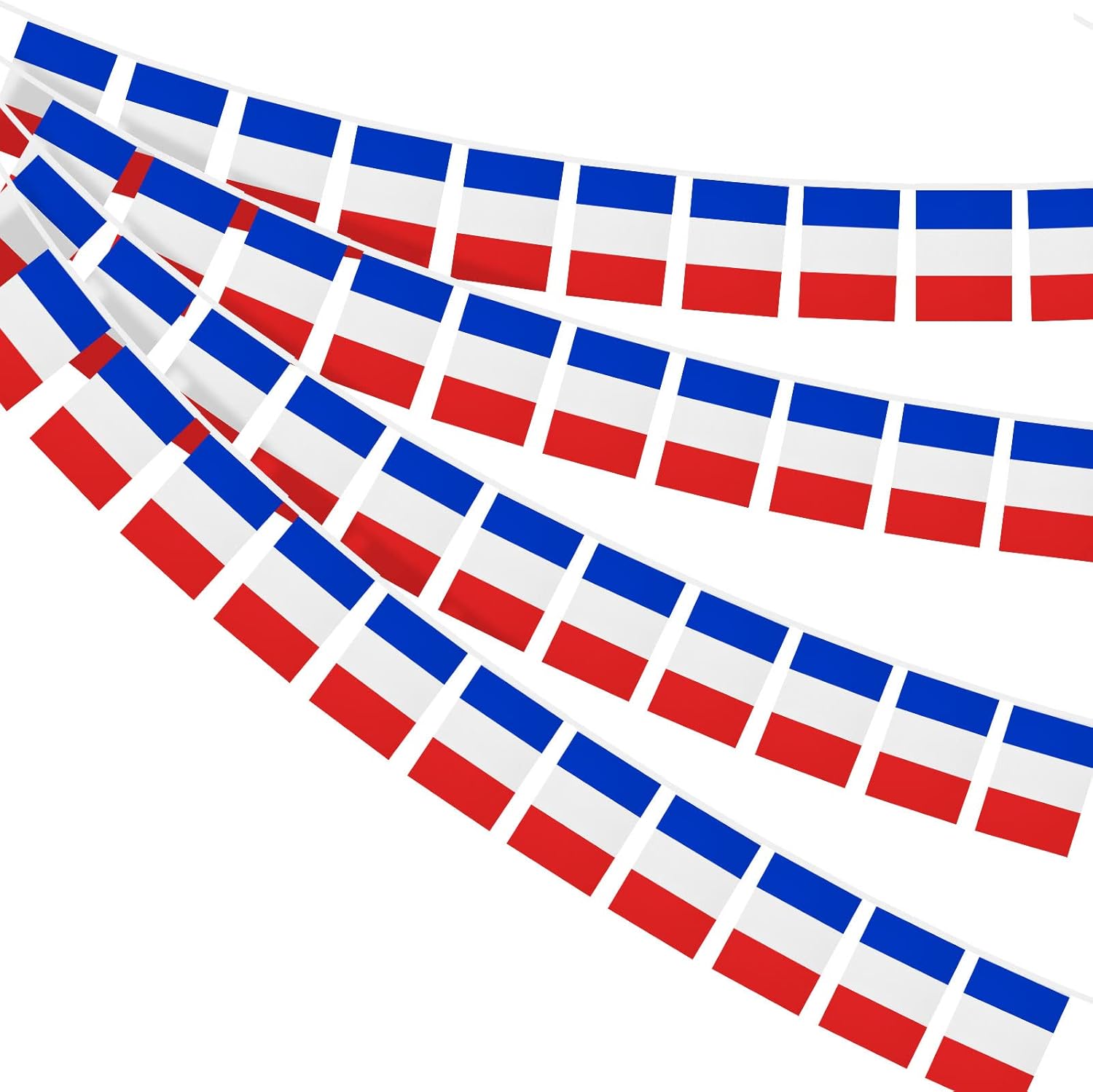 Guirlande 30 drapeaux France (bannière)