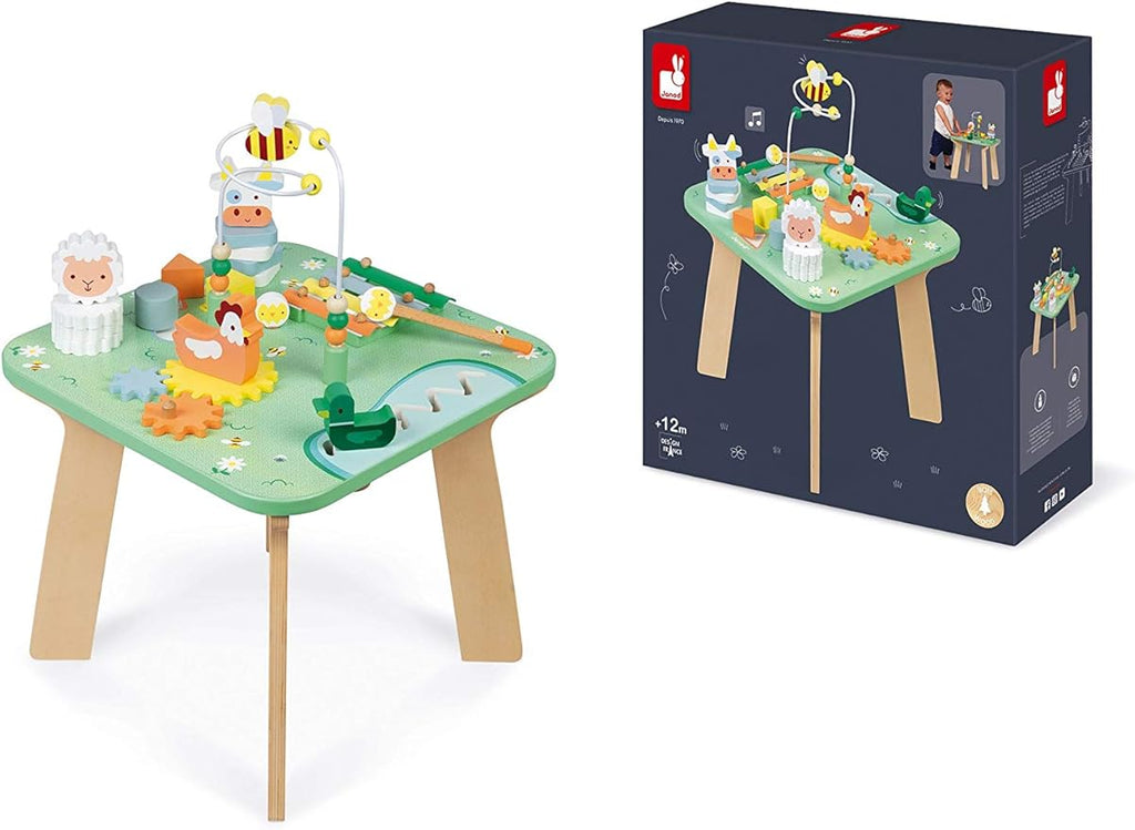 Table d’activités en bois Jolie Prairie - Janod