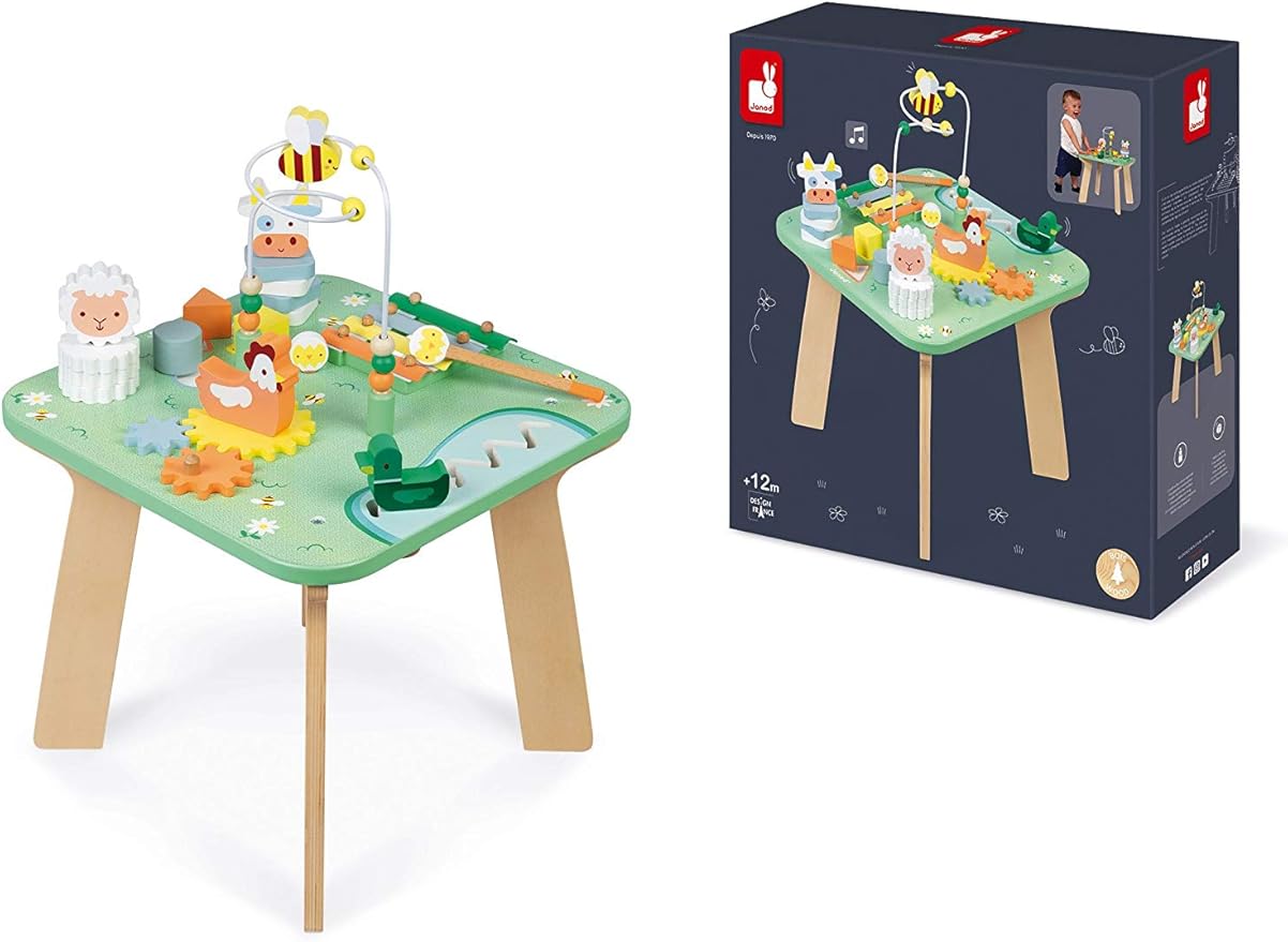Table d’activités en bois Jolie Prairie - Janod