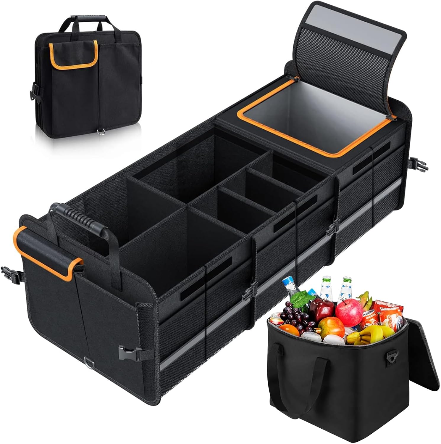 Organiseur de coffre avec sac isotherme