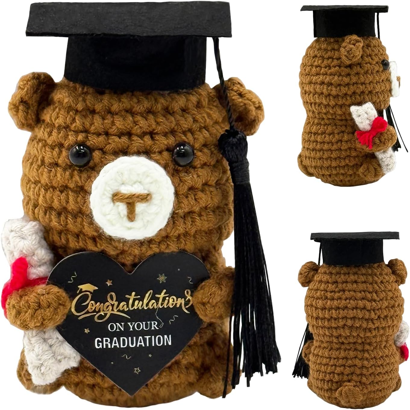 Ours en peluche diplômé (toque & diplôme)