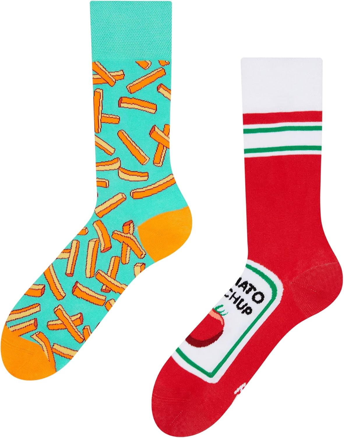 Chaussettes fantaisie motif fromage lot