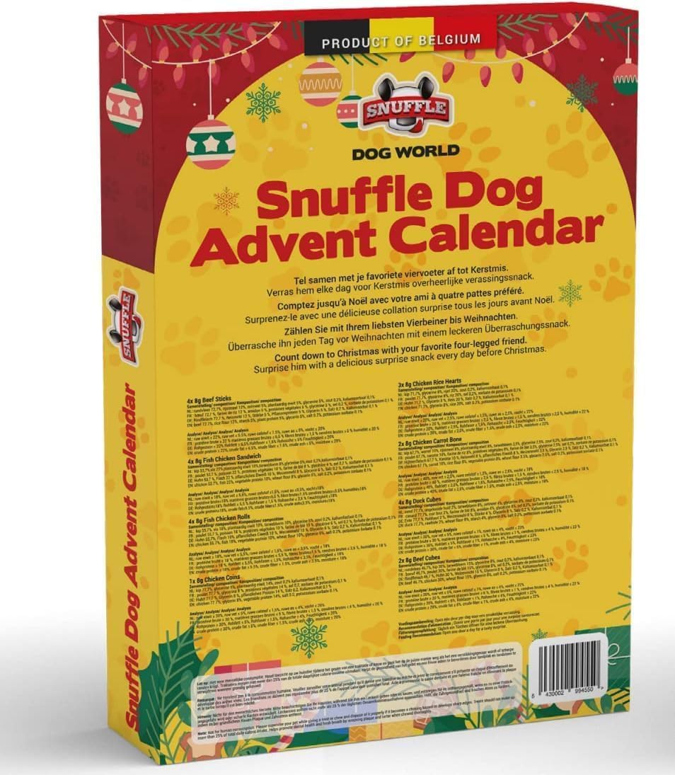 Calendrier de l'Avent friandises pour chien