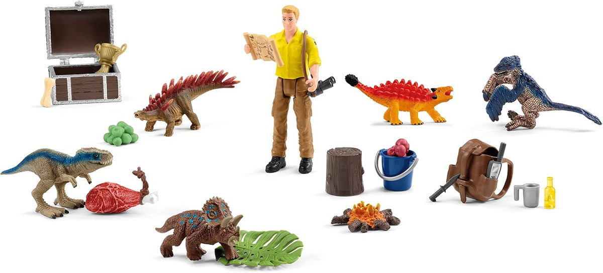 Calendrier de l'Avent schleich Dinosaurs – Luis le ranger et les mini-dinos