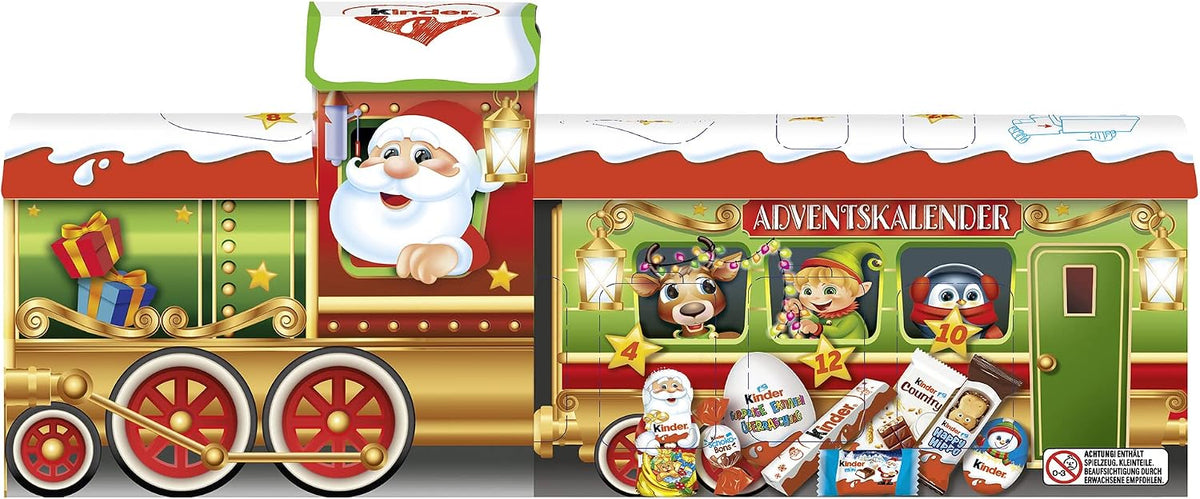 Calendrier de l'Avent Kinder Mix Train 3D