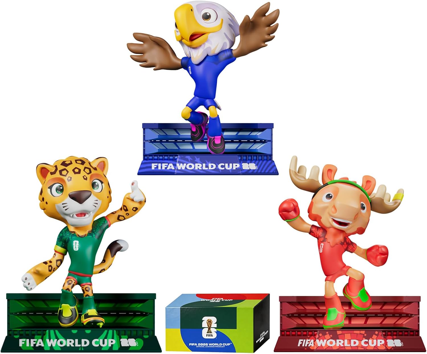 Ensemble mascottes officielles FIFA 2026