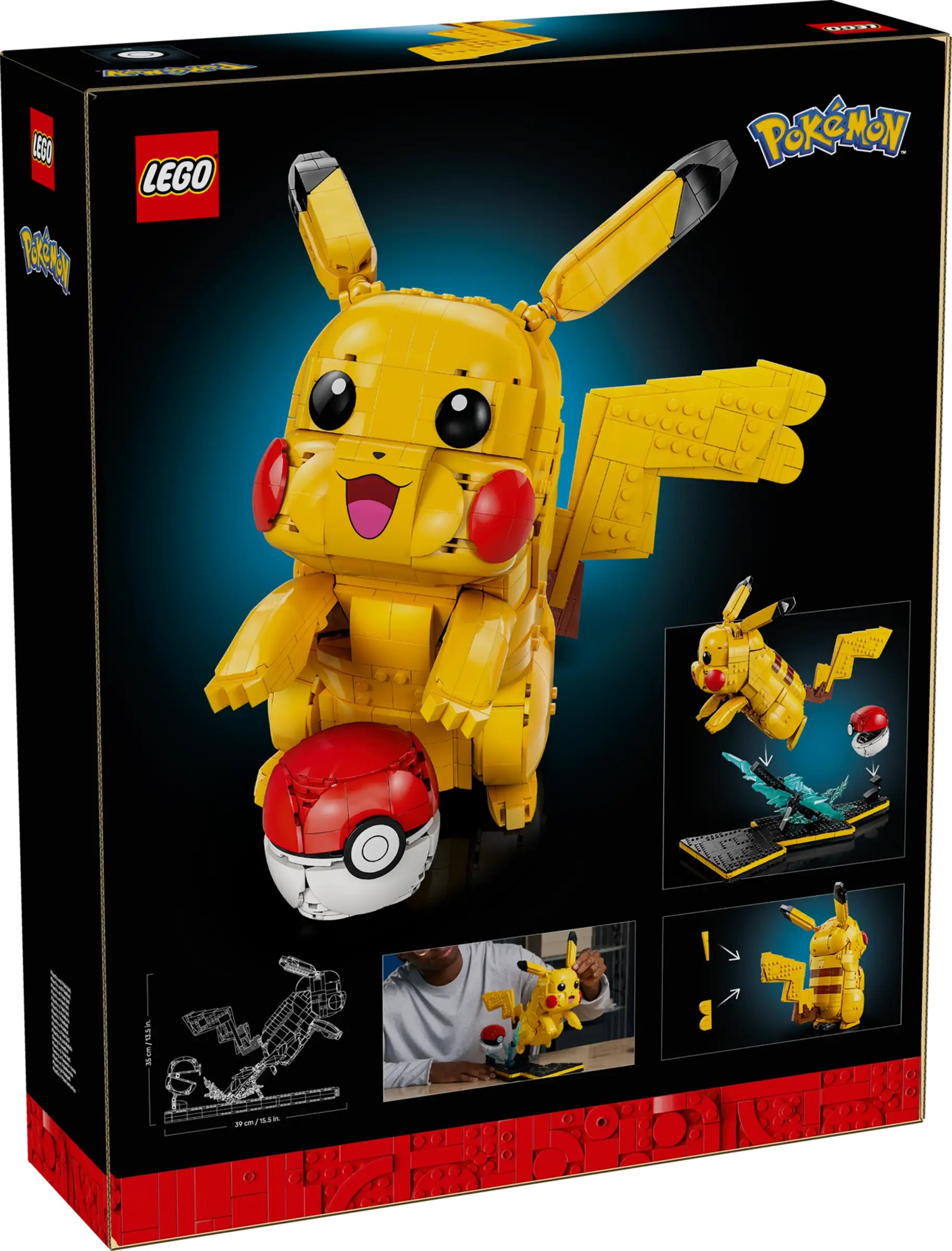 LEGO Pokémon Pikachu et Poké Ball