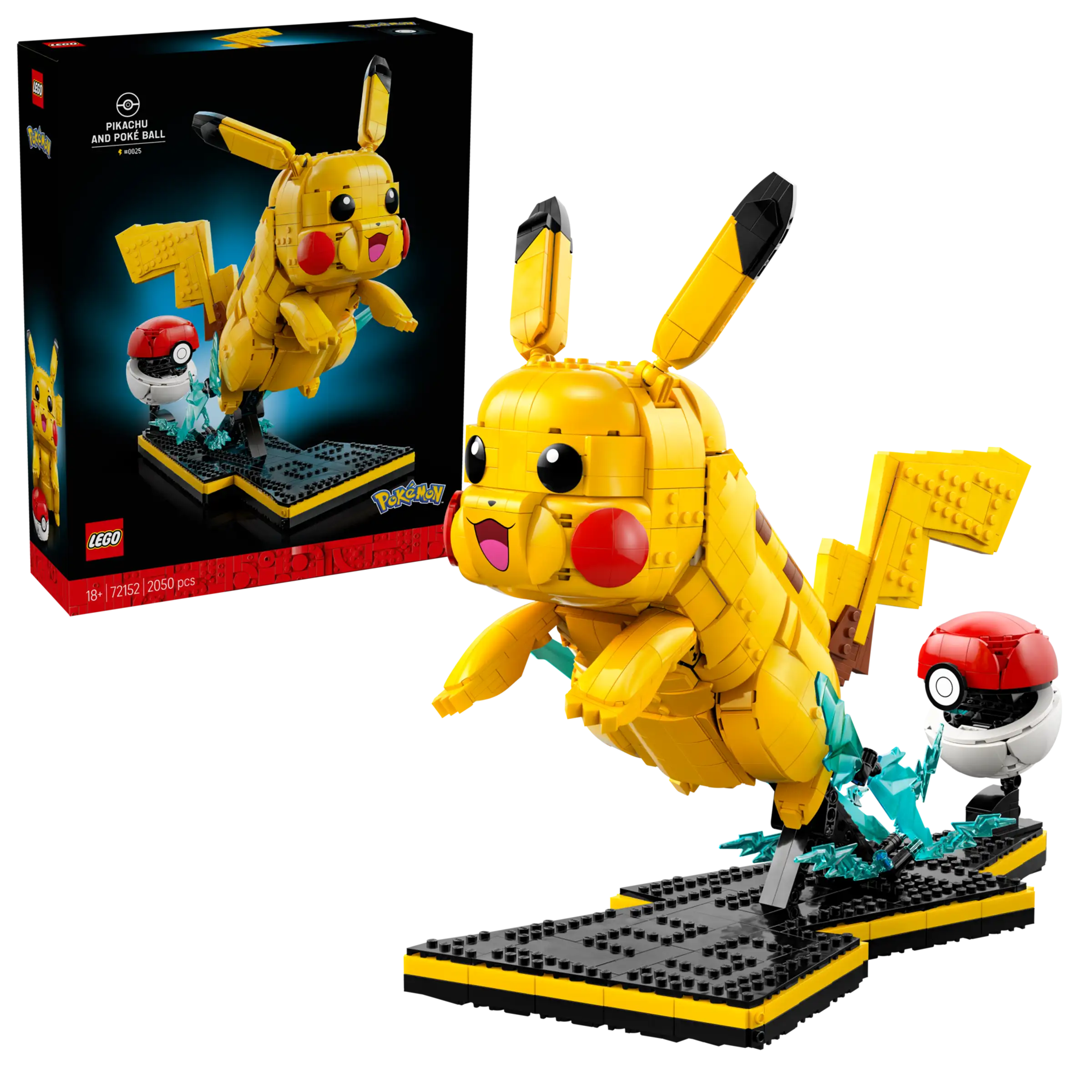 LEGO Pokémon Pikachu et Poké Ball