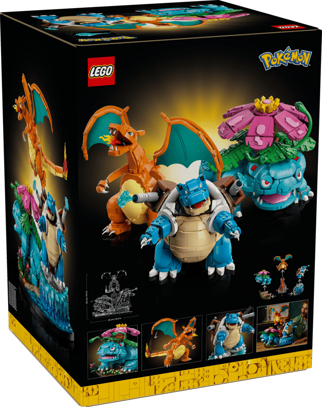 LEGO Florizarre, Dracaufeu et Tortank