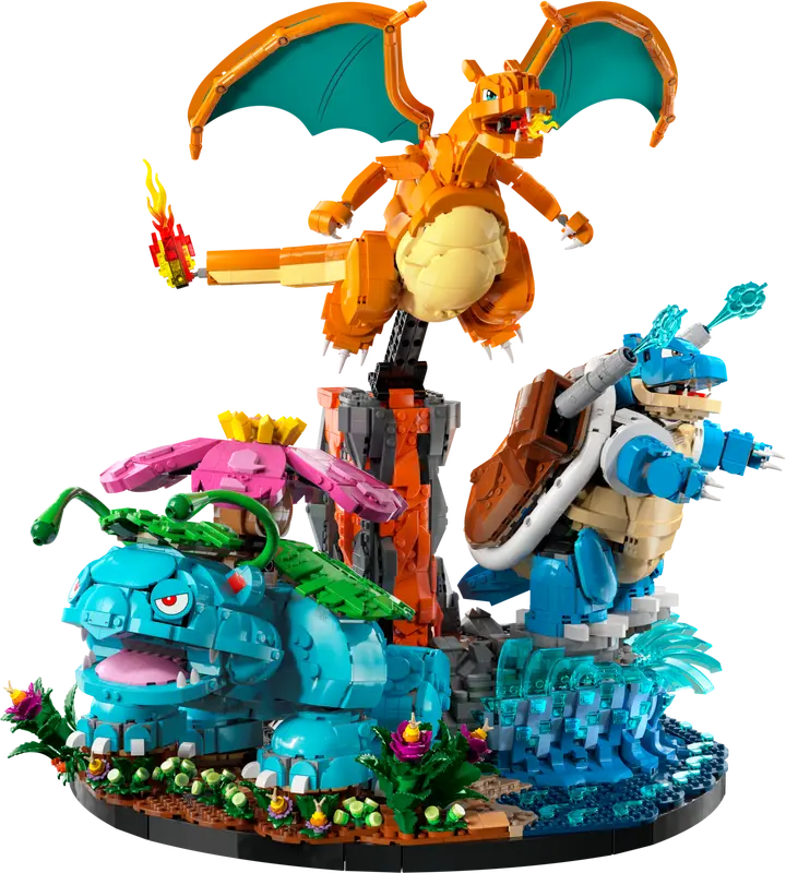 LEGO Florizarre, Dracaufeu et Tortank