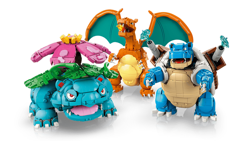LEGO Florizarre, Dracaufeu et Tortank