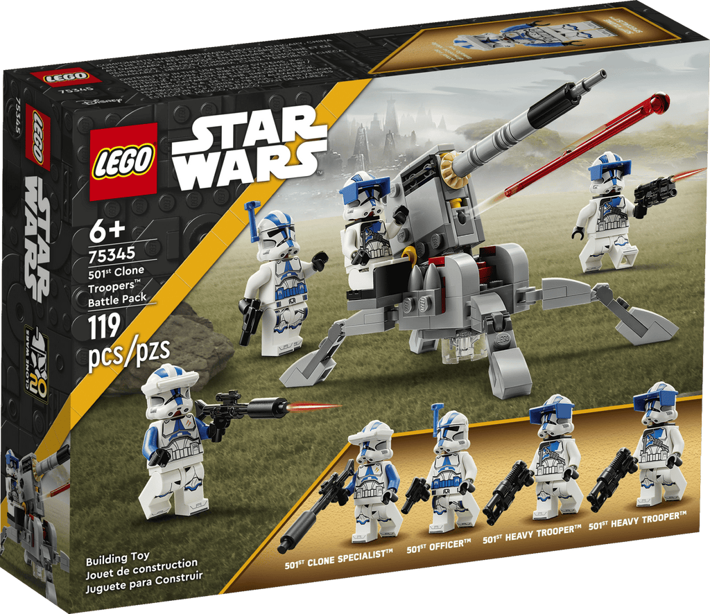 LEGO Star Wars Pack de combat des Clone Troopers de la 501ᵉ légion 75345