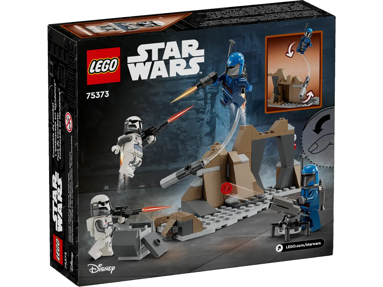 LEGO Star Wars Pack de combat de l’embuscade sur Mandalore 75373