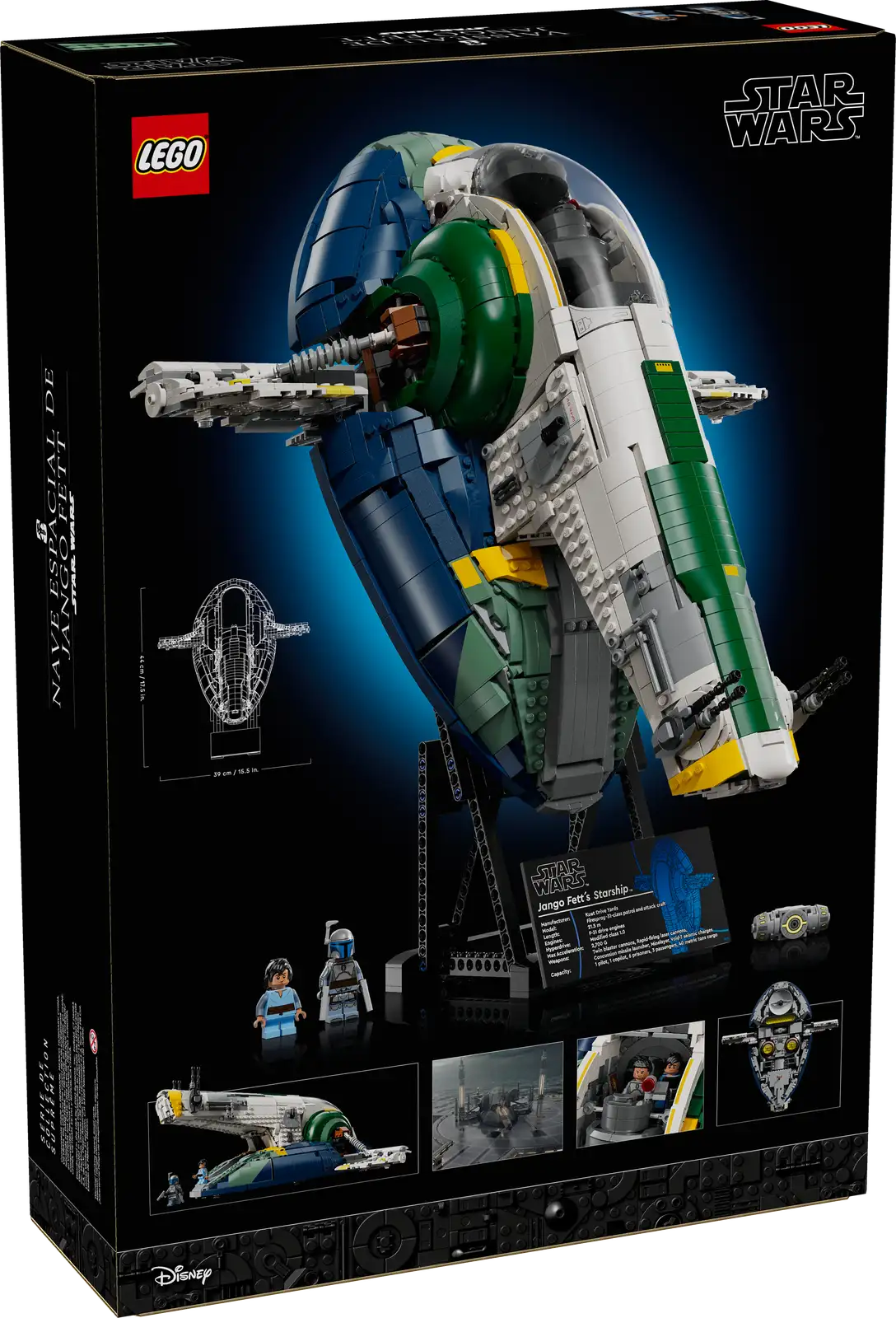 LEGO Star Wars – Le vaisseau de classe Firespray de Jango Fett 75409 – UCS