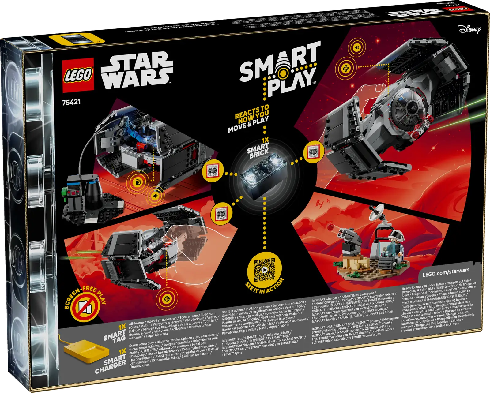 SMART Play : le TIE Fighter de Dark Vador – LEGO Star Wars #75421
