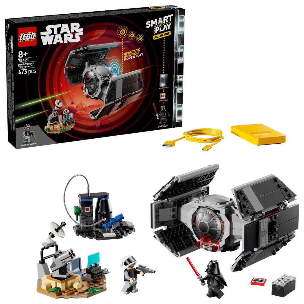 SMART Play : le TIE Fighter de Dark Vador – LEGO Star Wars #75421