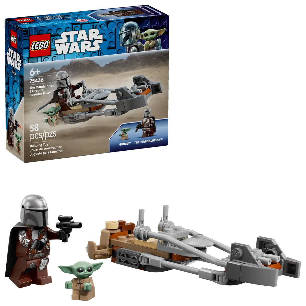 LEGO Star Wars – Le speeder bike du Mandalorien et Grogu 75436
